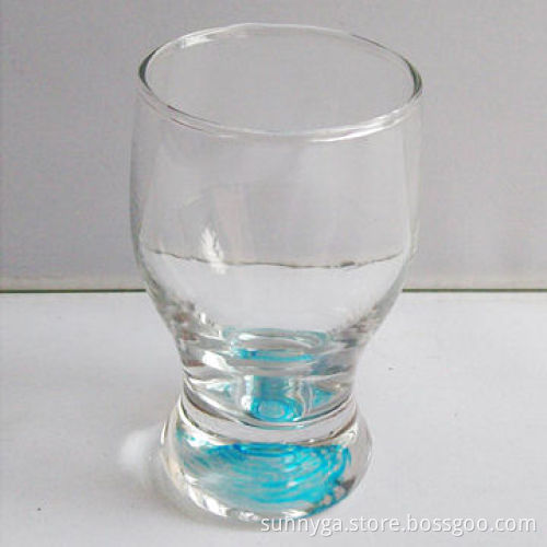 Shot Glass with Spraying Color Bottom